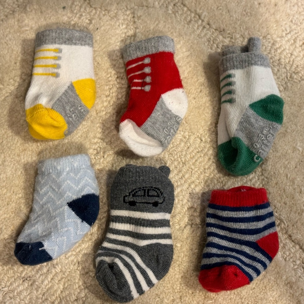 Colorful Baby Socks Set - Picture 2 of 2